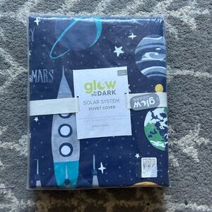 Pottery Barn Kids Solar System Glow-in-the-Dark Duvet Cover – Full/Queen - NEW